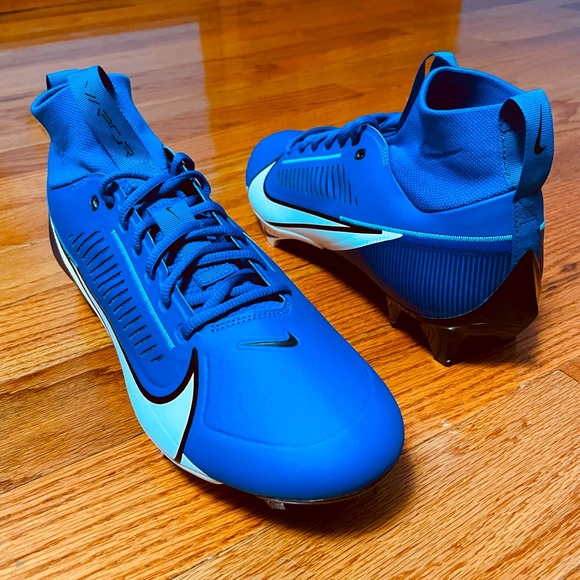 Nike Vapor Edge Pro 360 2 Royal Blue Black DA5456-414 Men’s Size 11.5 Cleats - Picture 1 of 11